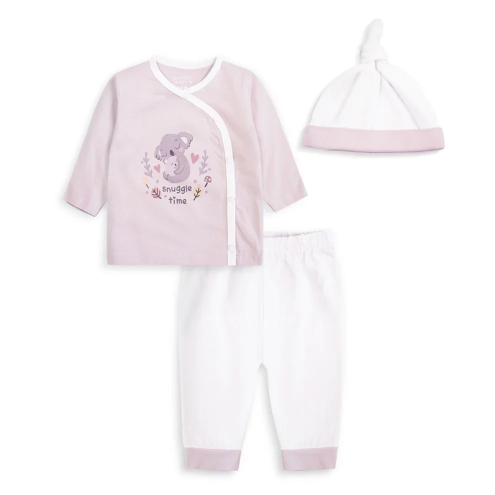 Cuddle & Cradle Baby Gift Set Of 3 Pcs (Snuggle Time)