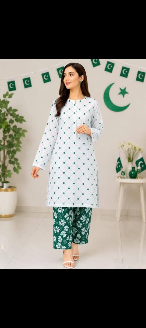 14 AUChickenkari 3-Piece Suit For Independence Day Dress For Girls