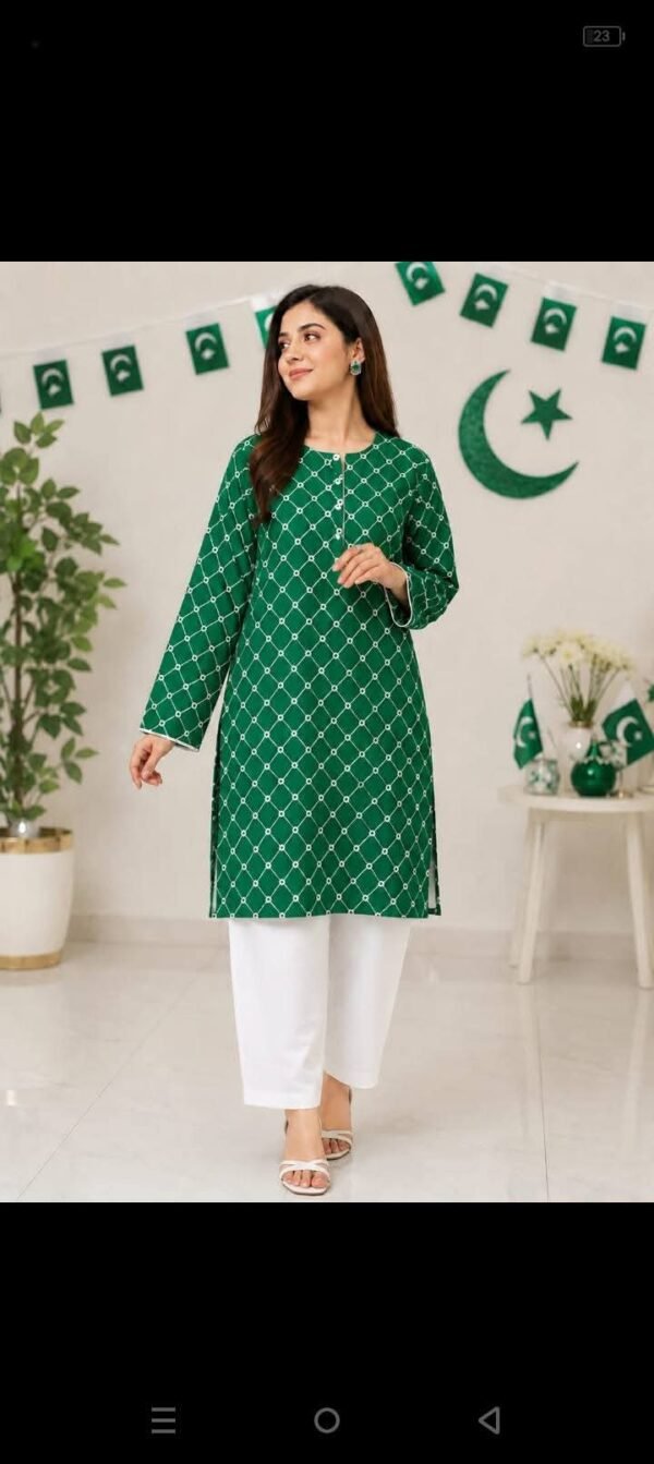 14 AUChickenkari 3-Piece Suit For Independence Day Dress For Girls