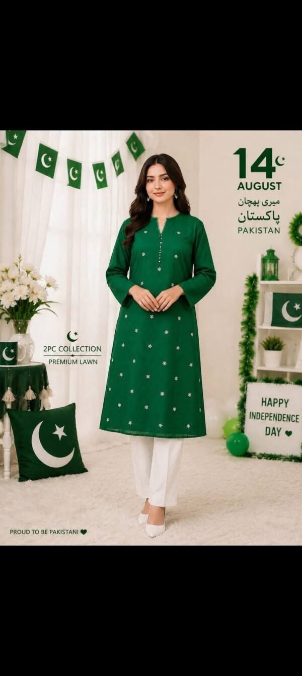 14 AUChickenkari 3-Piece Suit For Independence Day Dress For Girls