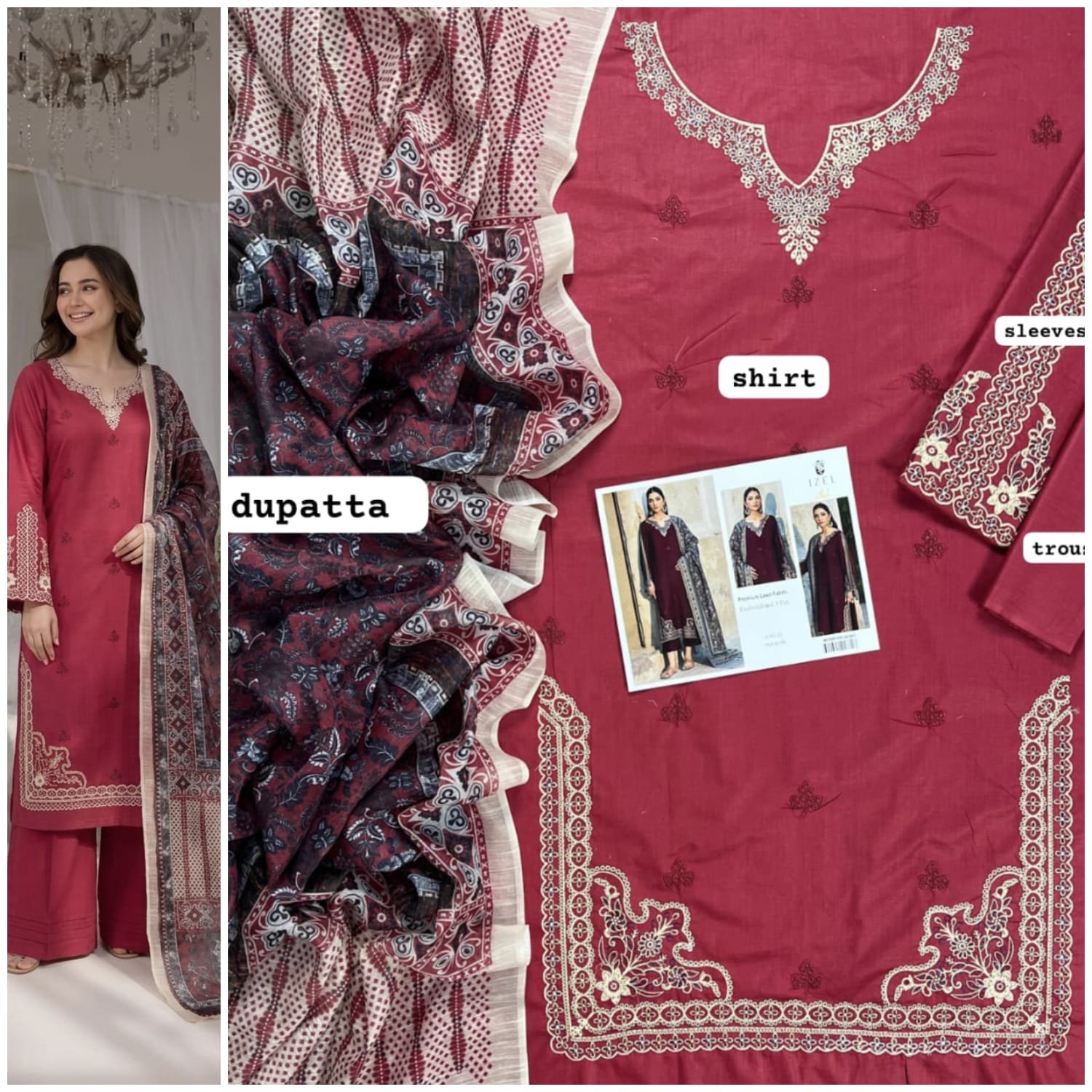 High Quality Embroidery Lawn - Image 3