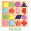 1785743318555 Urdu alphabet Puzzle Board Wooden | Childhood English learning Educational Toy | Learning Cognition Letters | Urdu learning Educational Toy