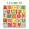1785743334692 Urdu alphabet Puzzle Board Wooden | Childhood English learning Educational Toy | Learning Cognition Letters | Urdu learning Educational Toy