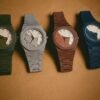 1785835759061 Premium Arabic Numerals Wrist Watch – Silicon Strap, Islamic Dial (Blue & Army Green)