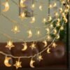 ✨ Moon & Star LED Fairy Lights ✨  "Turn your room into a dreamy starry night with these elegant Moon & Star Fairy Lights!" 🌙⭐
