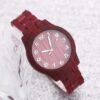 IMG-20260811-WA0120 Fashion Women Watches Casual Wooden Pattern Plastic Band Quartz Watch Relogios Feminino(Without Box)