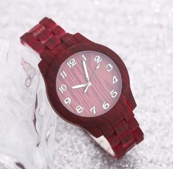 IMG-20260811-WA0120 Fashion Women Watches Casual Wooden Pattern Plastic Band Quartz Watch Relogios Feminino(Without Box)